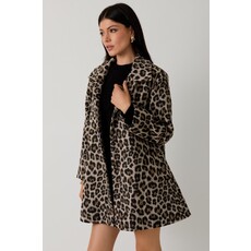 Sunday Edition Sunday Edition Animal Print Boucle Jacket
