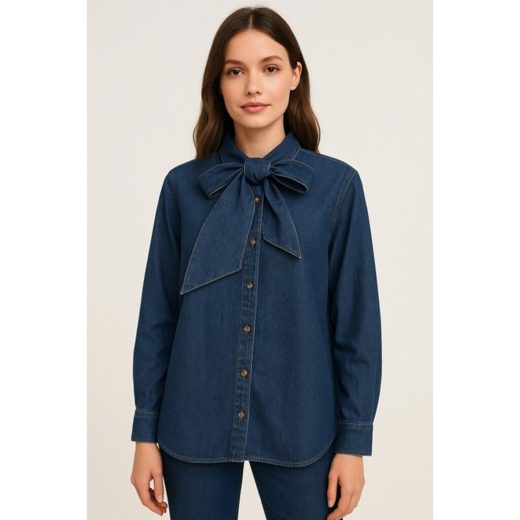 Fate Fate Bow Tie Detail Shirt