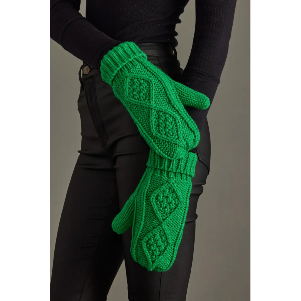 Panache Apparel Panache Apparel Cable Knit Mittens