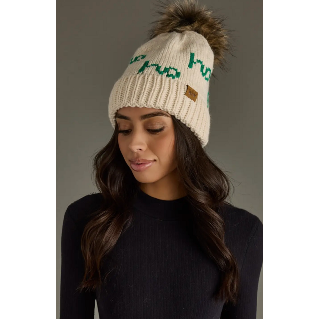 Panache Apparel Panache Apparel Ho Ho Ho Pom Hat