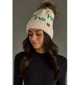 Panache Apparel Ho Ho Ho Pom Hat