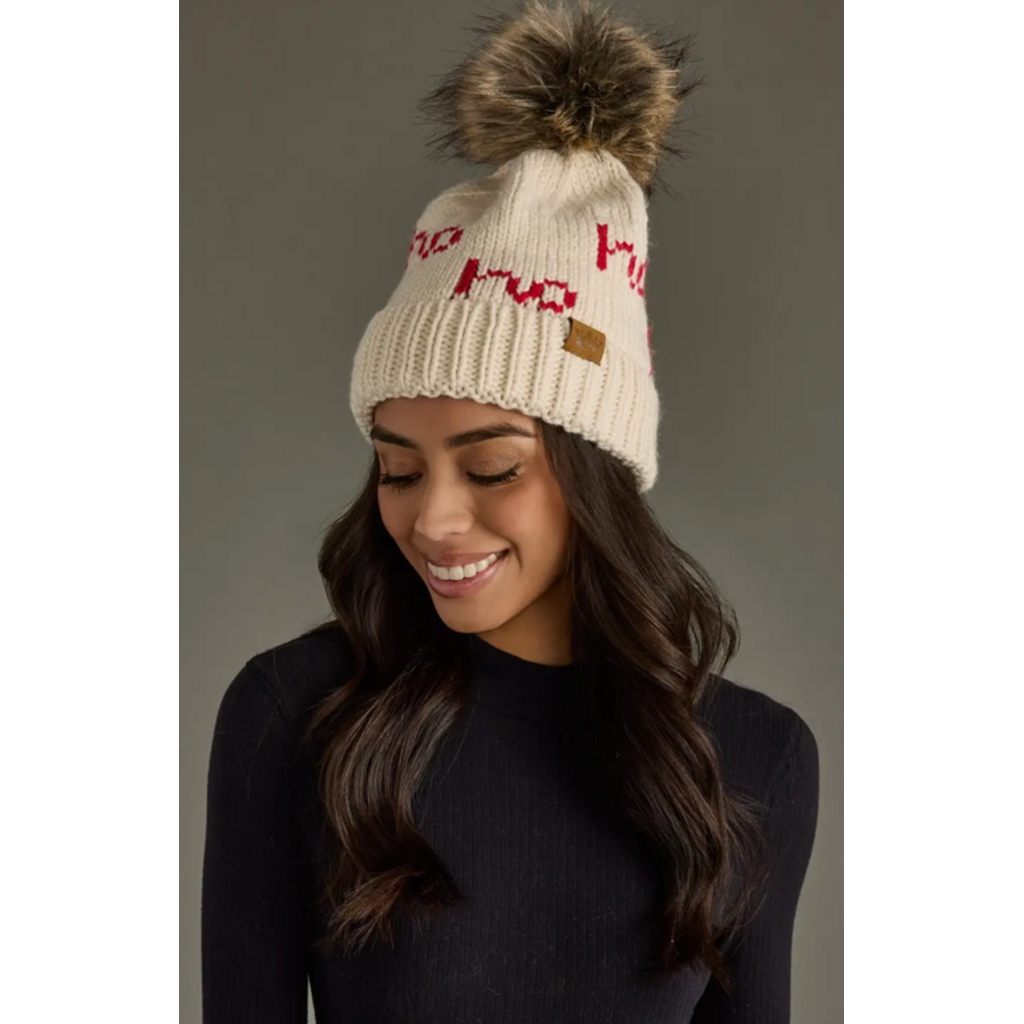 Panache Apparel Panache Apparel Ho Ho Ho Pom Hat