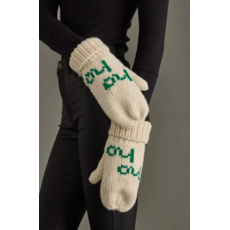 Panache Apparel Panache Apparel Fleece Lined Ho Ho Ho Mittens