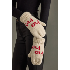 Panache Apparel Panache Apparel Fleece Lined Ho Ho Ho Mittens