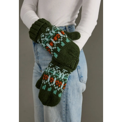 Panache Apparel Multi Colored Patterned Mittens