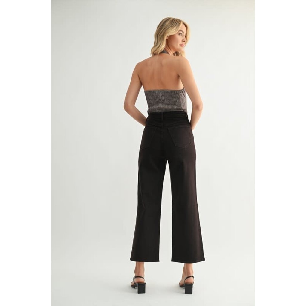 Just Black Denim Just Black Denim Cargo Pocket Wide Leg Pant