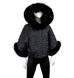 Mitchie's Matchings Star Jacket with Fox Fur Hood
