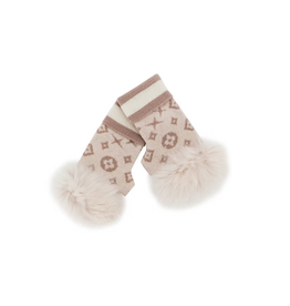 Mitchie's Matchings Gloves with Lurex and Fox Poms