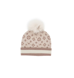 Mitchie's Matchings Hat with Lurex and Fox Pom
