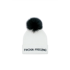Mitchie's Matchings Mitchie's Matchings F*cking Freezing Hat with Fox Pom