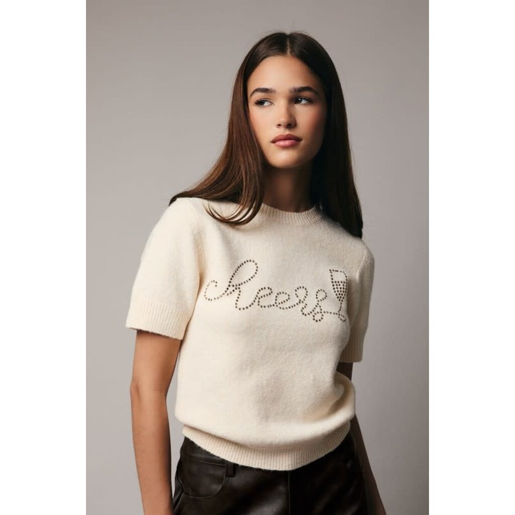 Sunday Edition Sunday Edition Sweater with Rhinestones