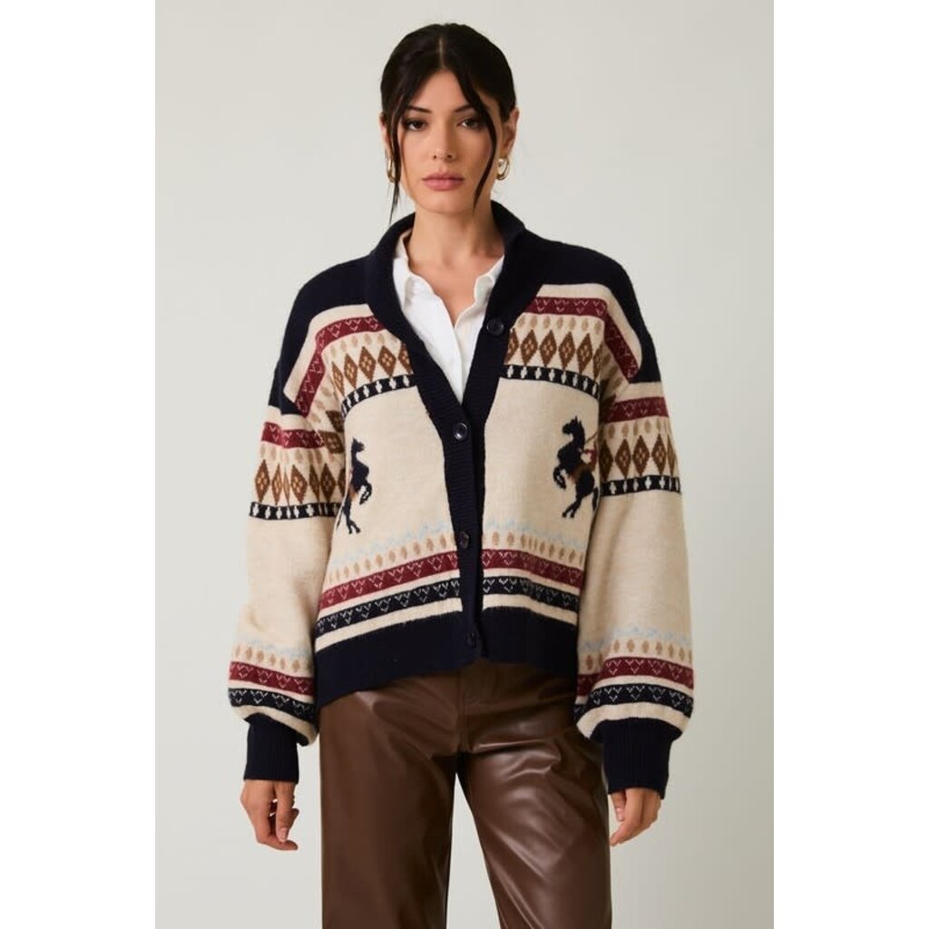 Sunday Edition Sunday Edition Horse Motif Sweater