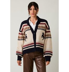 Sunday Edition Horse Motif Sweater