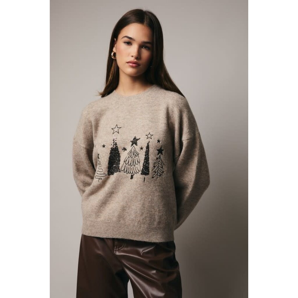 Sunday Edition Sunday Edition Sequin Trees Sweater