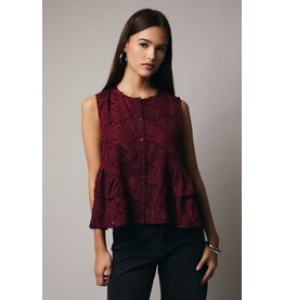 Sunday Edition Sleeveless Tiered Blouse