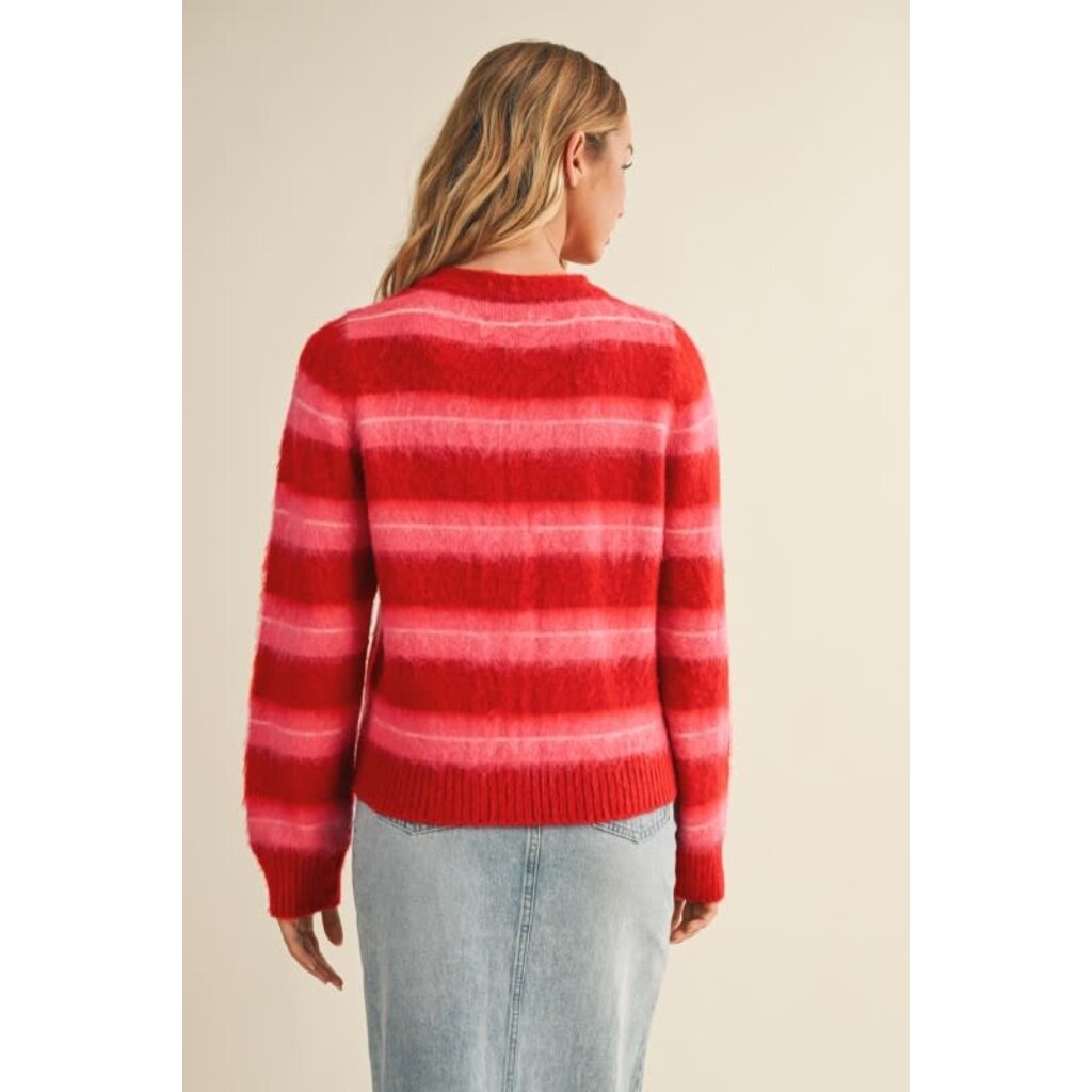 Mustard Seed Mustard Seed Striped Sweater Cardigan