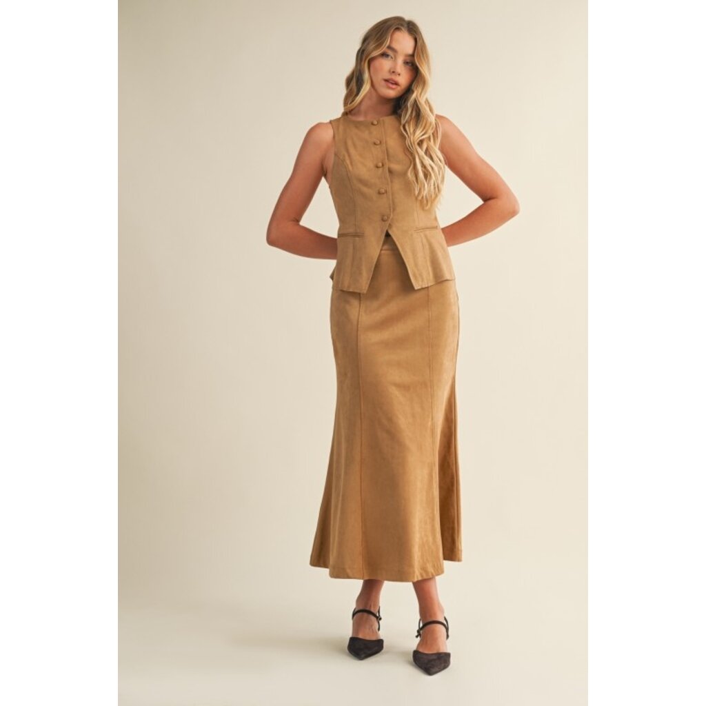 Mustard Seed Mustard Seed Fluted Gore Hem Skirt