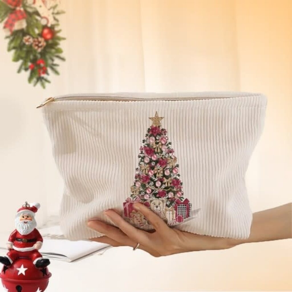 Josslyn Holiday Cosmetic Makeup Pouch