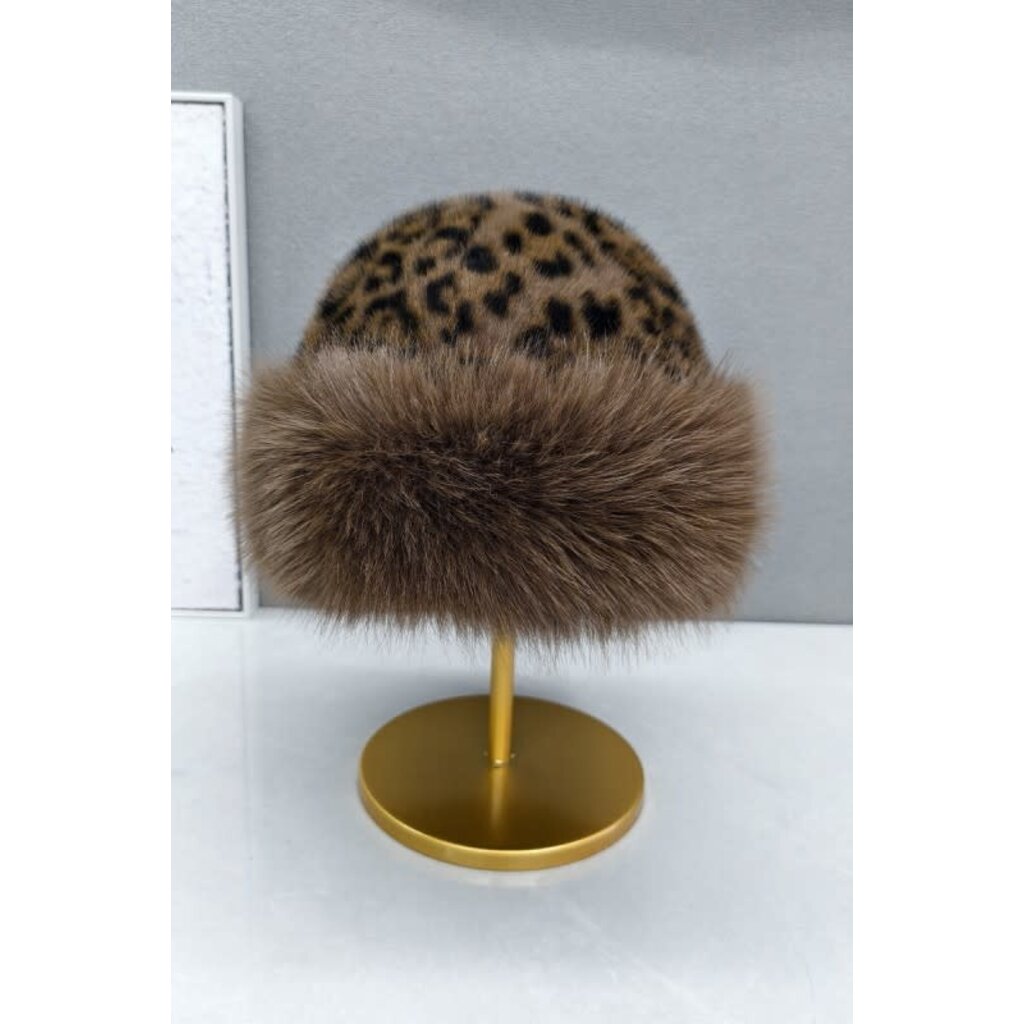 Swan Madchen Swan Madchen Leopard Print Bucket Hat