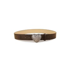 Swan Madchen Swan Madchen Western Metal Heart Buckle Belt