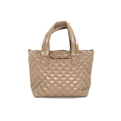 BC Bags Quilted Tote Bag with Crossbody Strap