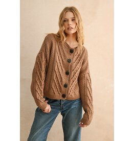 Miou Muse Cable Sweater Jacket