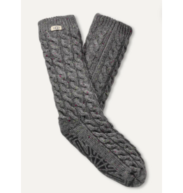 Ugg Elowyn Cable Knit Fleece Lined Sock