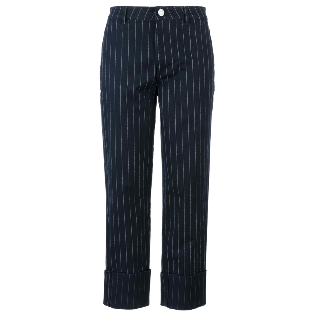 KUT Kut Sienna High Rise Straight Leg Roll Up Pant