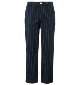 KUT Sienna High Rise Straight Leg Roll Up Pant