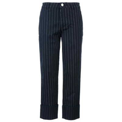 KUT Sienna High Rise Straight Leg Roll Up Pant