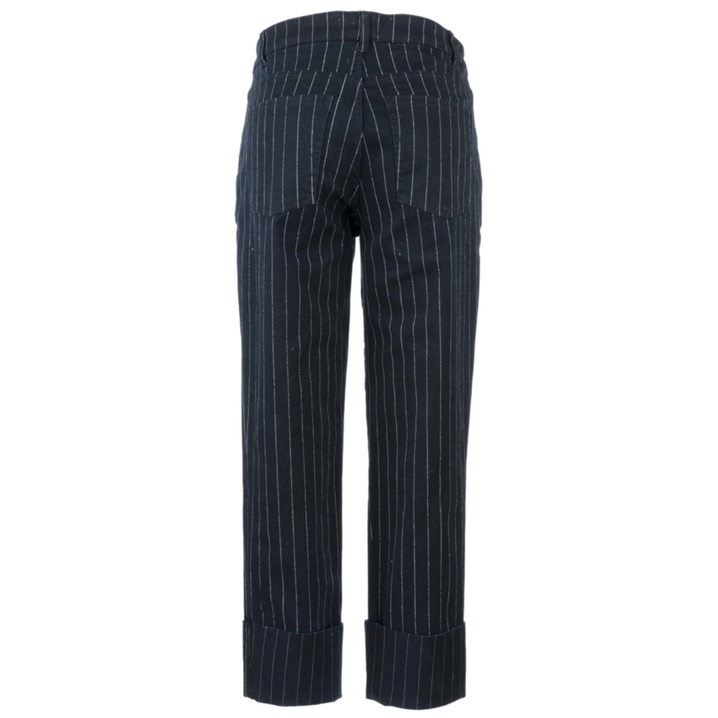 KUT Kut Sienna High Rise Straight Leg Roll Up Pant