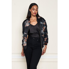 Paparazzi by Biz Paparazzi Embroidered Jacquard Bomber Jacket