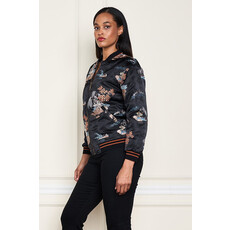 Paparazzi by Biz Paparazzi Embroidered Jacquard Bomber Jacket