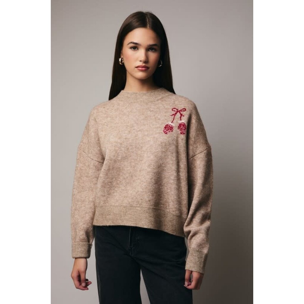 Sunday Edition Sunday Edition Winter Gloves Graphic Sweater