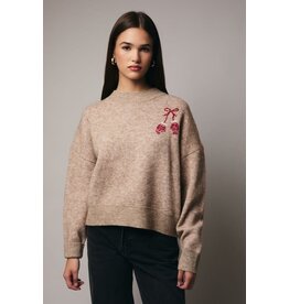 Sunday Edition Winter Gloves Graphic Sweater