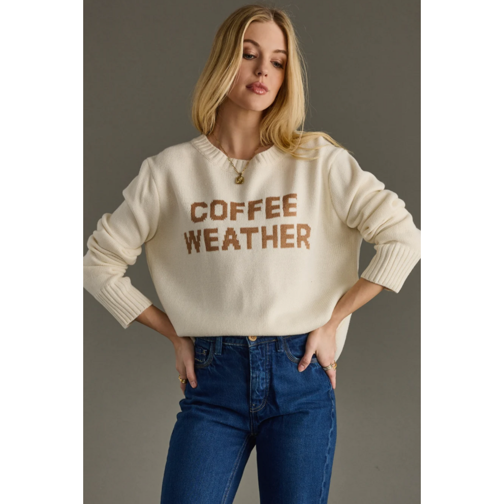Panache Apparel Panache Apparel Coffee Weather Sweater