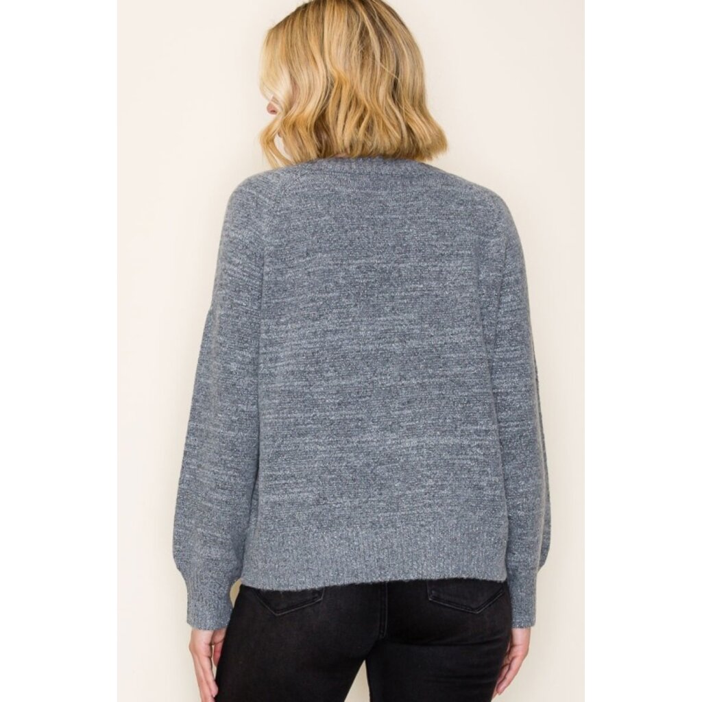 Staccato Staccato Pearl Trim Pullover Sweater