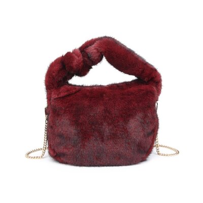 Urban Expressions Monica Faux Fur Bag