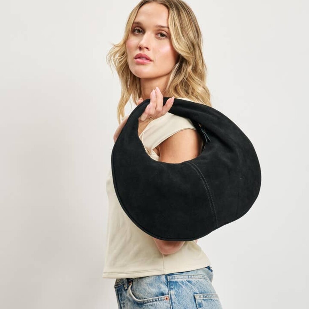 Moda Luxe Moda Luxe Farrah Suede Hobo Bag