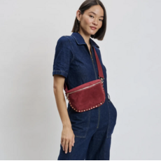 Moda Luxe Moda Luxe Gizelle Suede Belt Bag