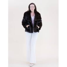 Original USA Original USA Arctic Wide Lapel Faux Fur Jacket