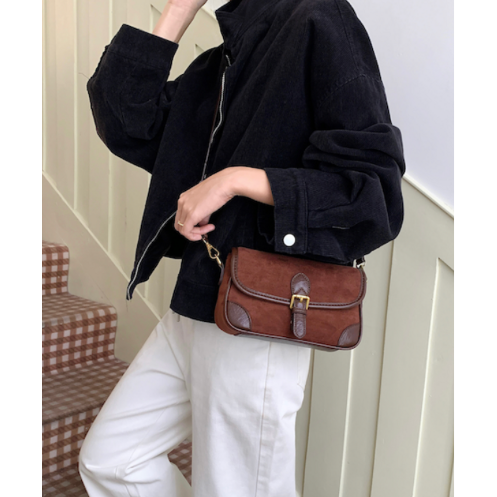 Pretty Persuasions Pretty Persuasions Suede Shoulder Bag