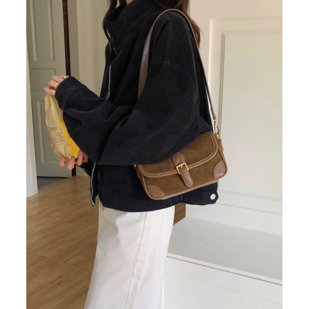 Pretty Persuasions Pretty Persuasions Suede Shoulder Bag