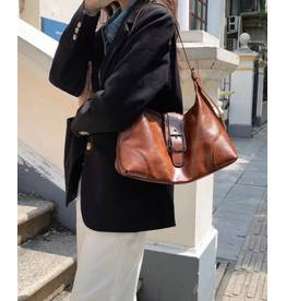 Pretty Persuasions Faux Leather Hobo Bag