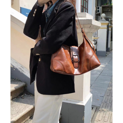 Pretty Persuasions Faux Leather Hobo Bag