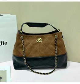 Pretty Persuasions Suede Like Tote Bag