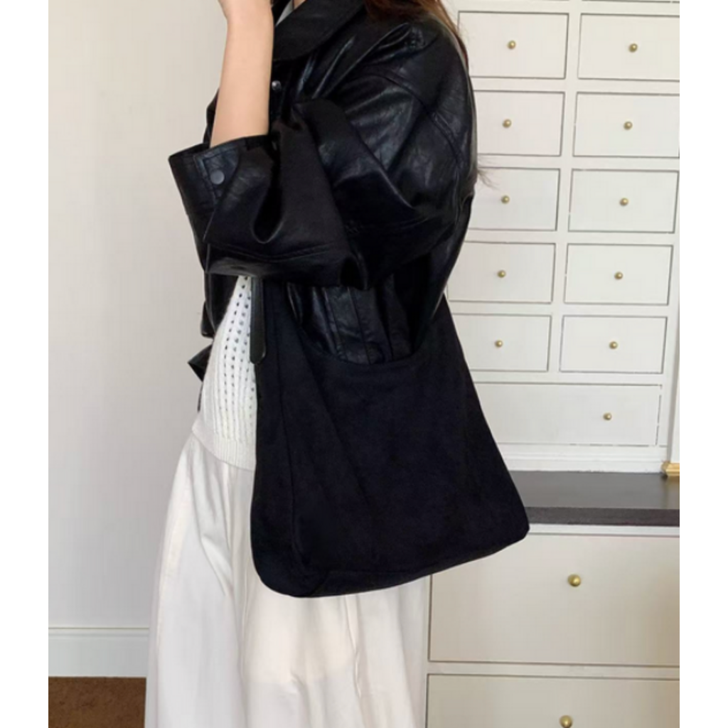 Pretty Persuasions Pretty Persuasions Suede Like Shoulder Bag