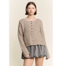 Jade By Jane Button Front Sweater