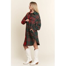Jade By Jane Jade by Jane Reverse Colorway Flannel Jacket