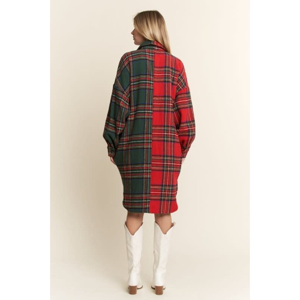 Jade By Jane Jade by Jane Reverse Colorway Flannel Jacket